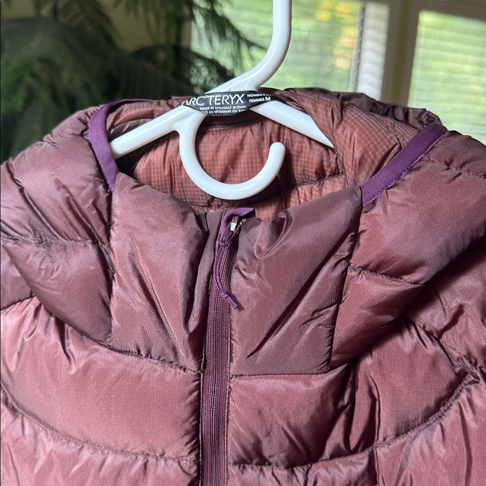 Arc'teryx Burgundy Chocolate Puffer Jacket